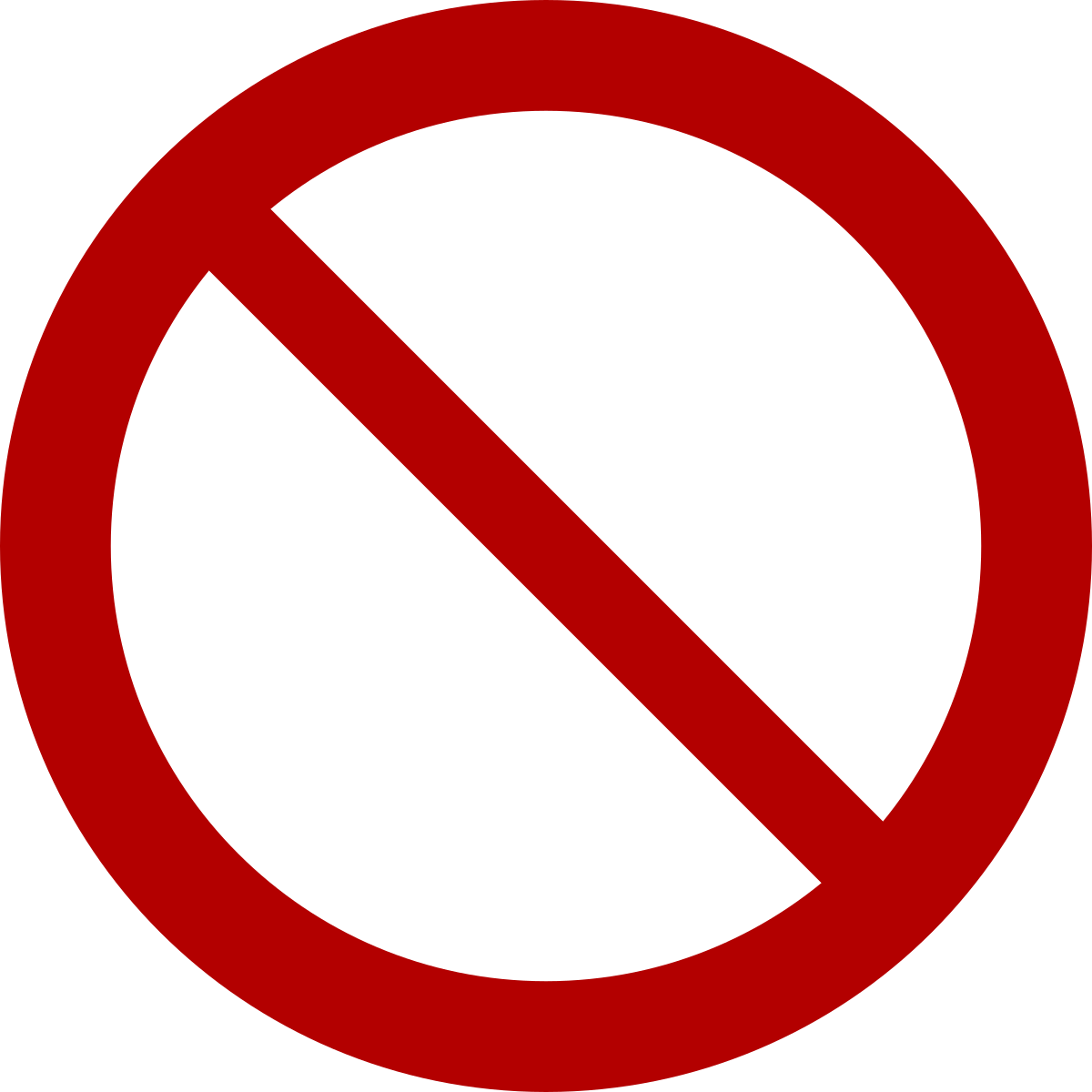Restrictions Icon